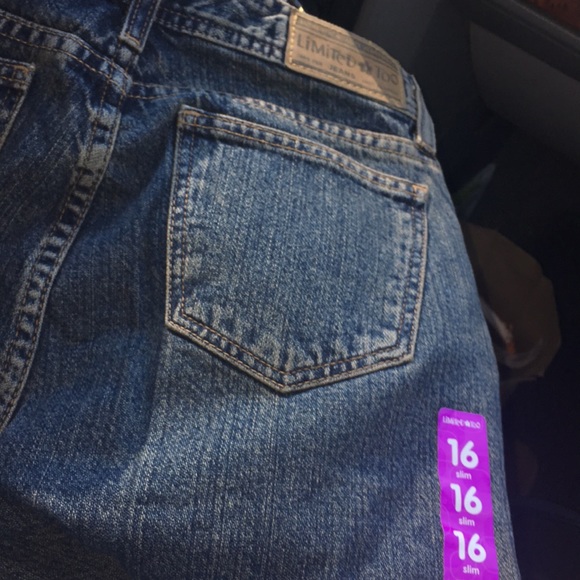 Girl Sz7&16 Limited Too Hipster Flare Bell Jean - Picture 4 of 7